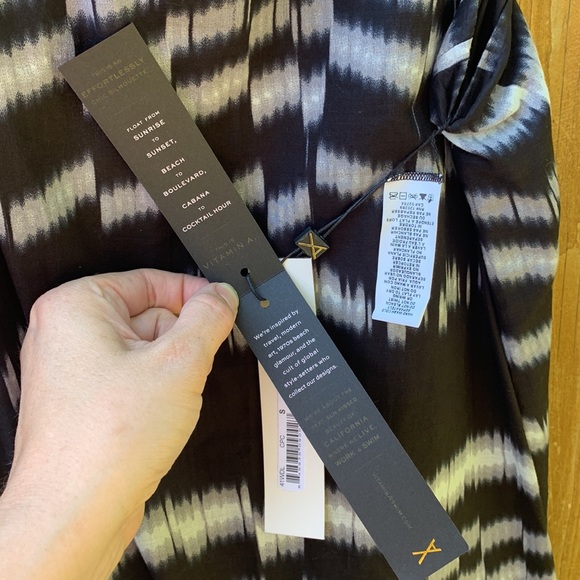 Vitamin A.  Black and white print maxi dress - Picture 12 of 14